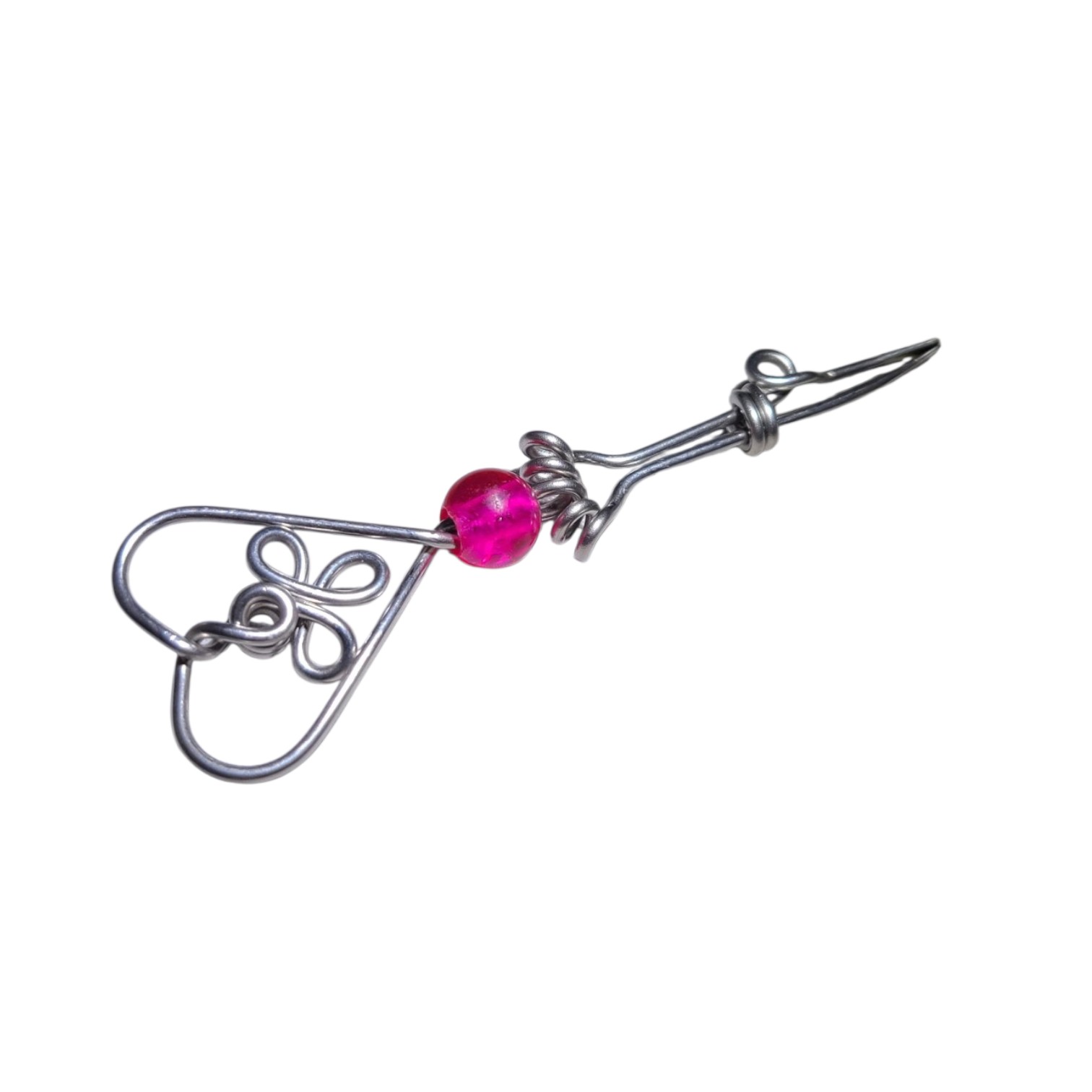 Roach Clip Heart view 2