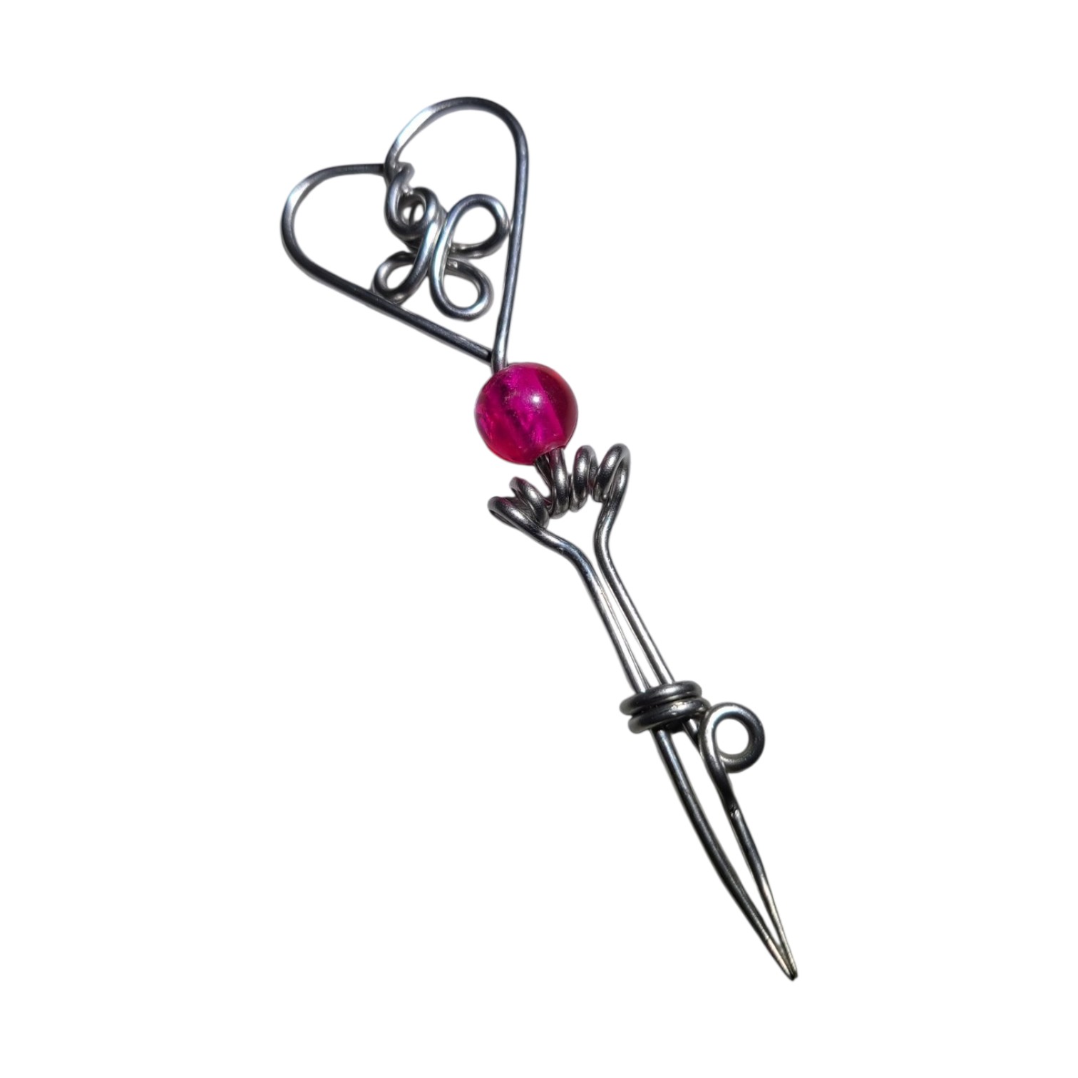 Roach Clip Heart view 3