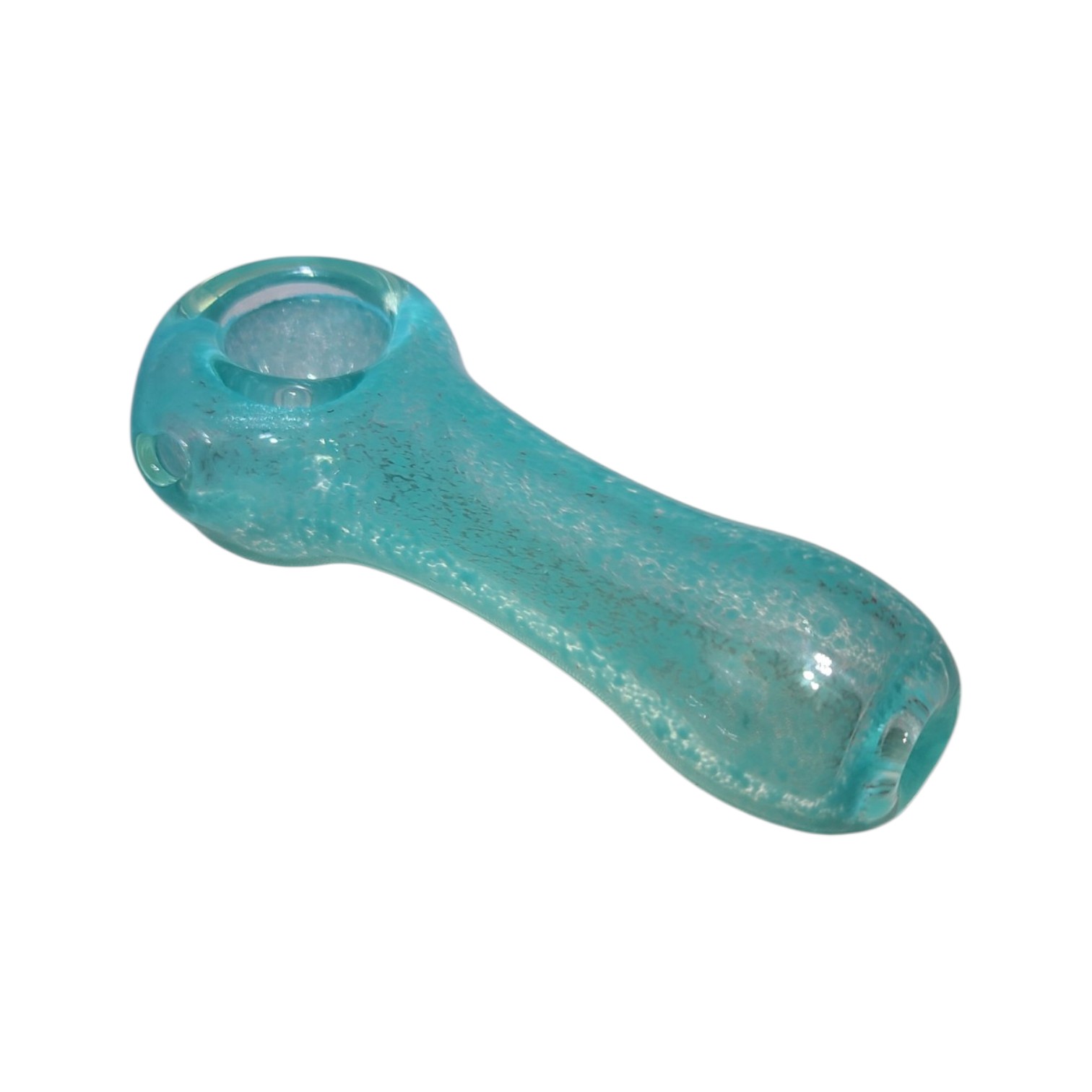 Blue Frit Pipe view 3