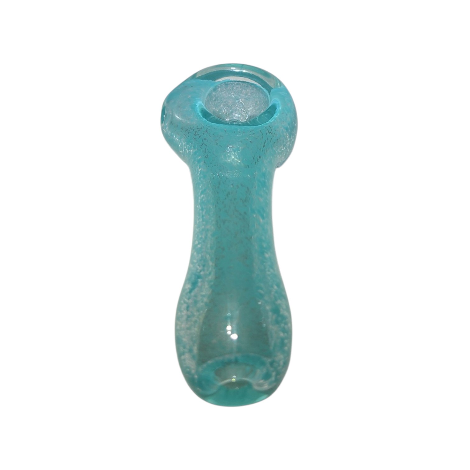 Blue Frit Pipe view 4